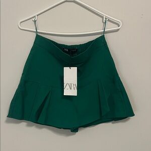 Zara Emerald Green Skort